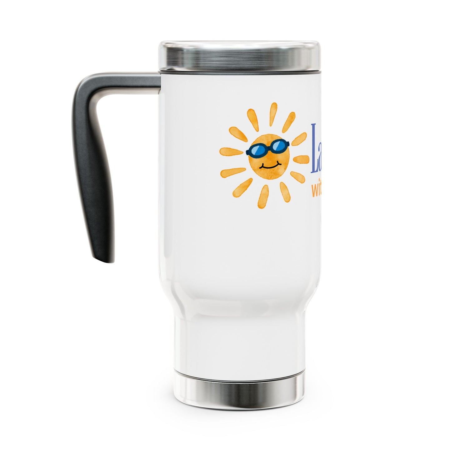LakeVibing Stainless Steel Travel Mug with Handle