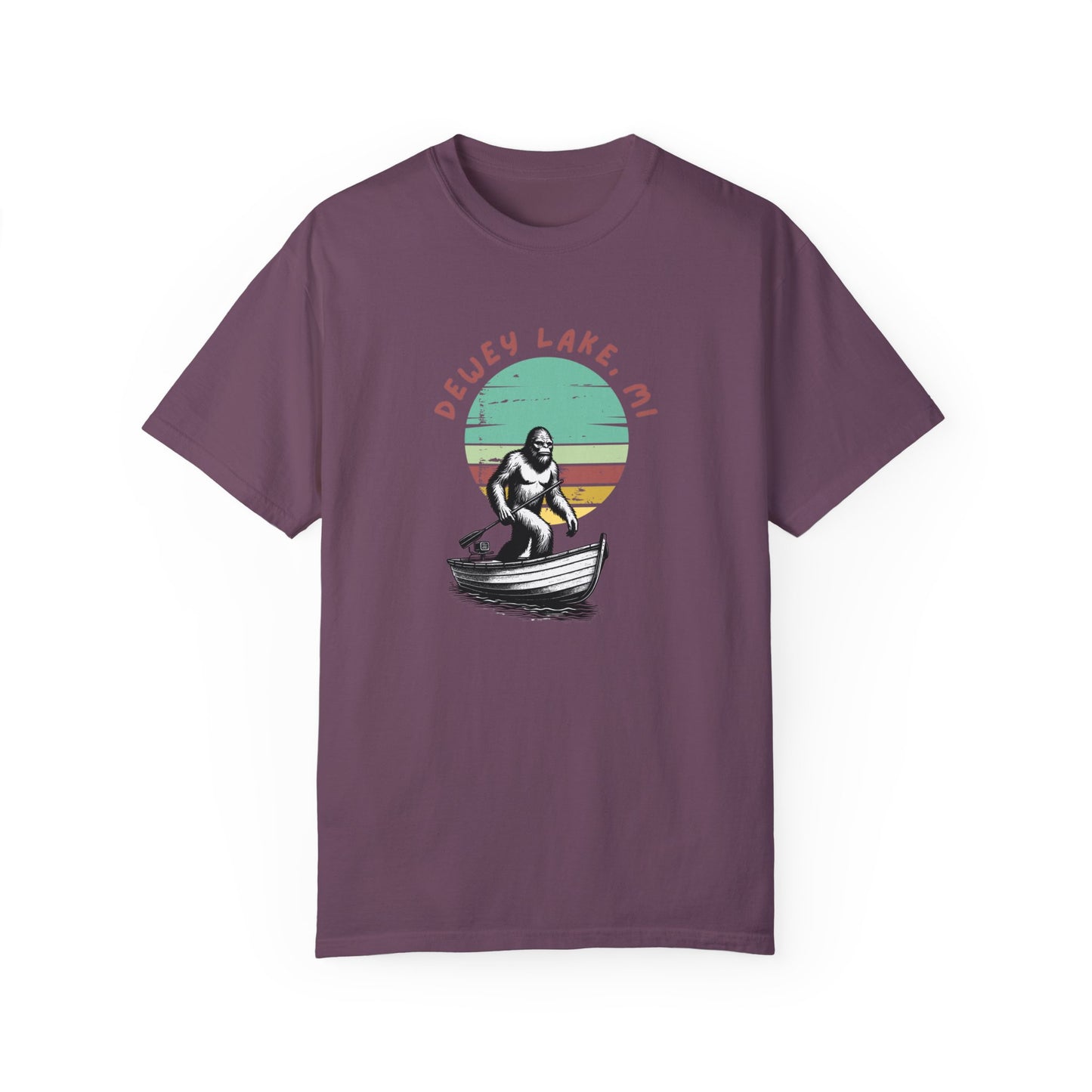Dewey Lake Monster Unisex Garment-Dyed T-shirt