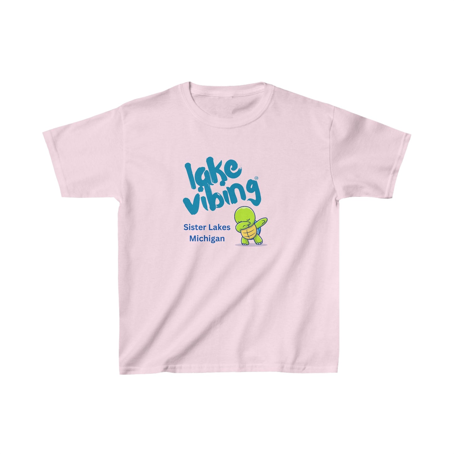 Lake Vibing Turtle in Sister Lakes Kids Heavy Cotton™ Tee