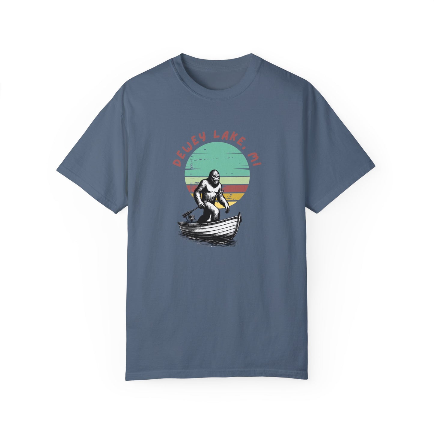 Dewey Lake Monster Unisex Garment-Dyed T-shirt