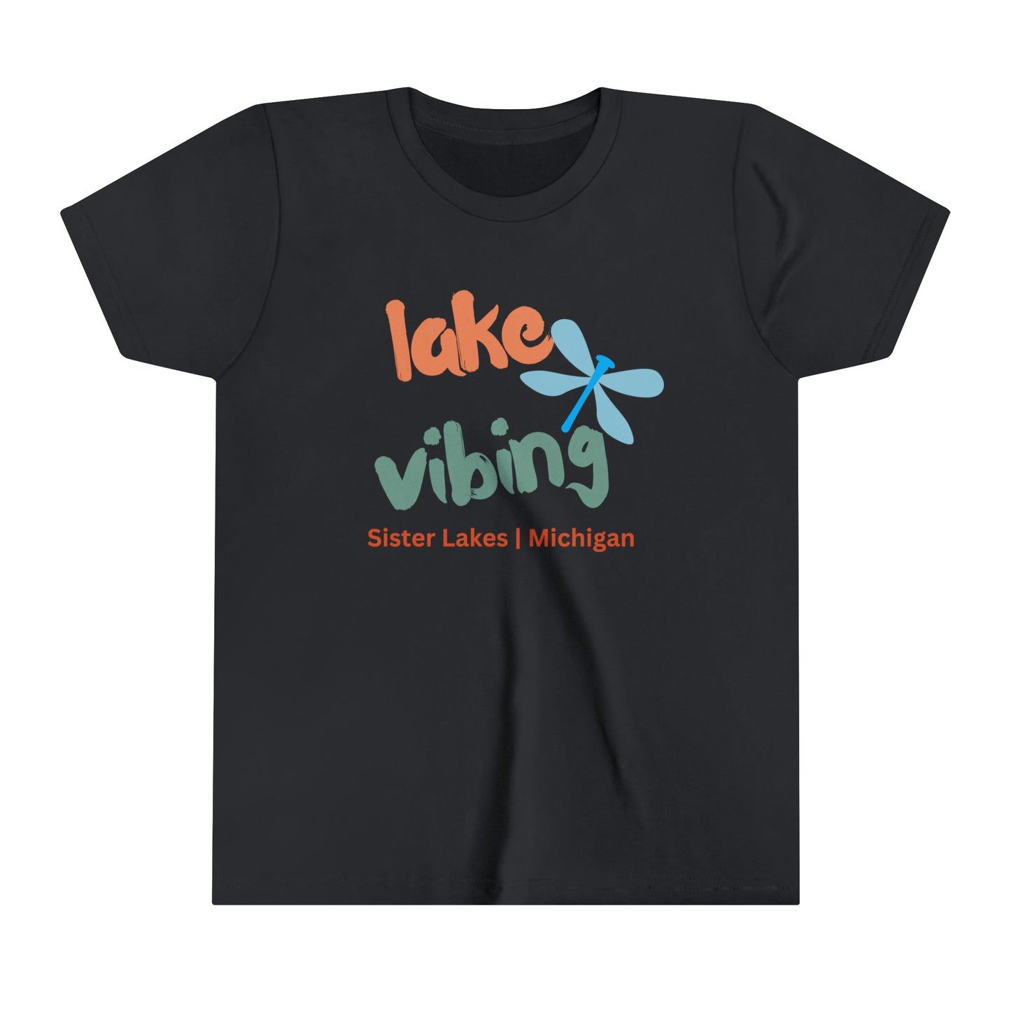 Lake Vibing Dragonfly Youth Short Sleeve Tee