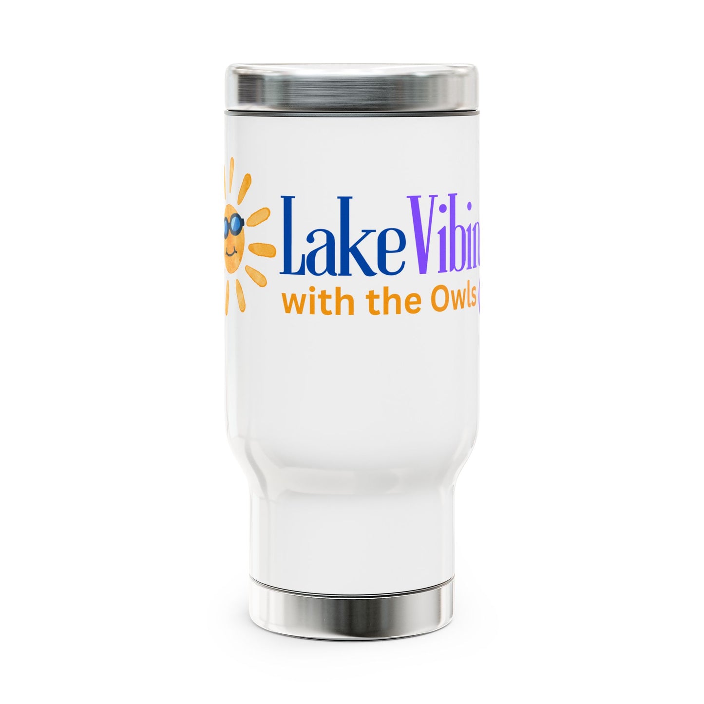 LakeVibing Stainless Steel Travel Mug with Handle
