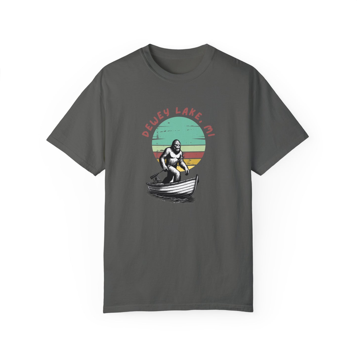 Dewey Lake Monster Unisex Garment-Dyed T-shirt