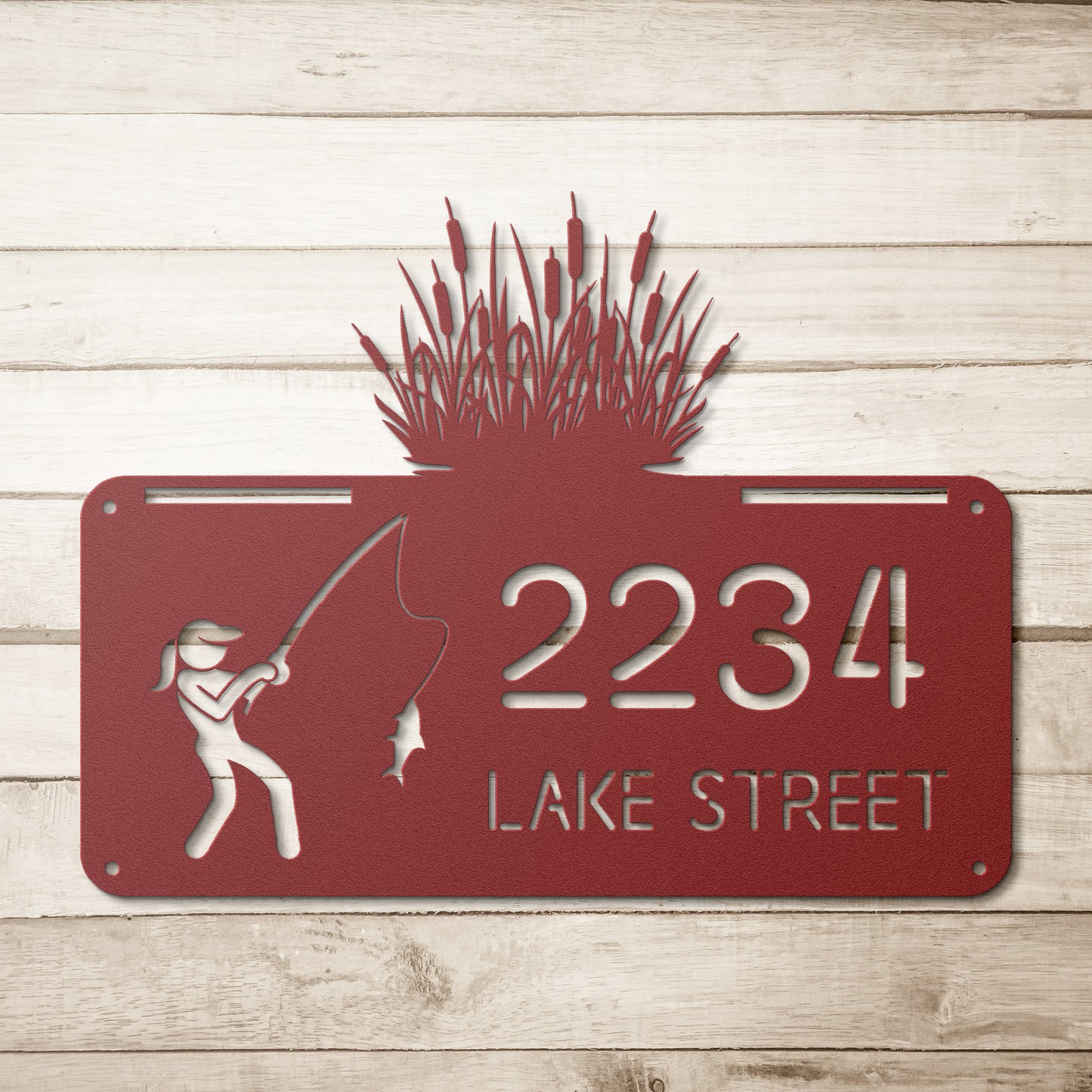 Fishergirl Address Sign