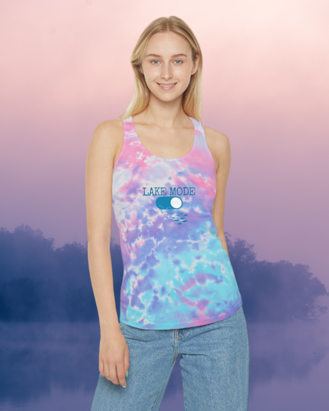 Lake Mode Tie-Dye Tank Top