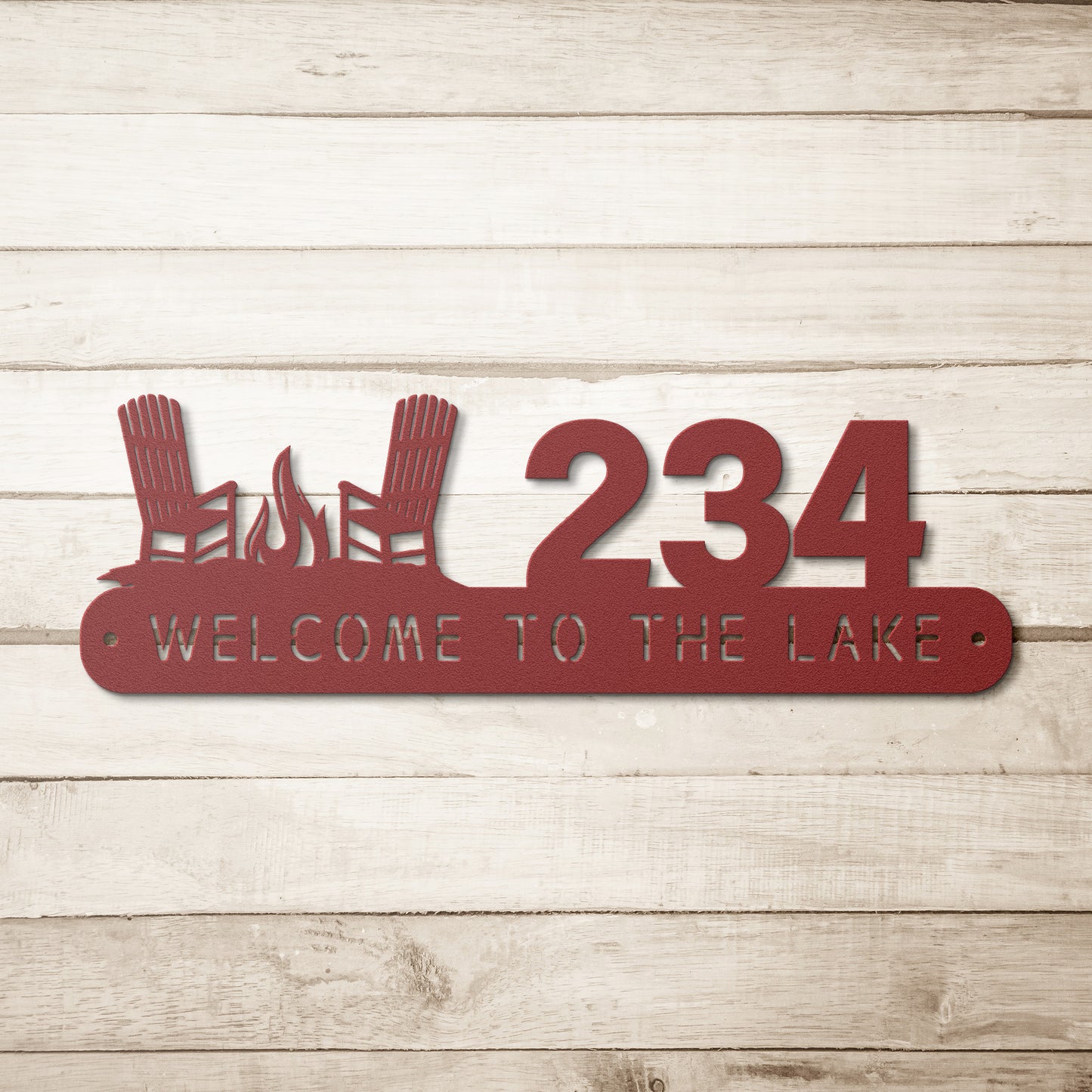 Welcome Bonfire Address Sign