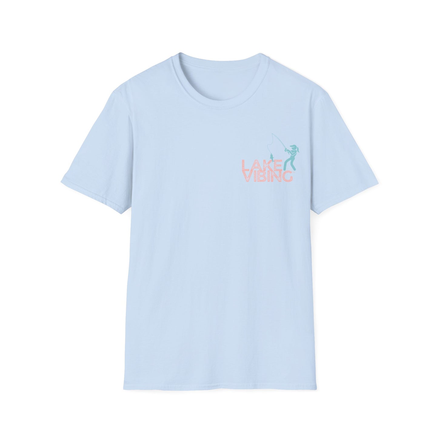 Lake Vibing Fishergirl Unisex Softstyle T-Shirt