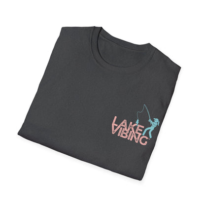 Lake Vibing Fishergirl Unisex Softstyle T-Shirt