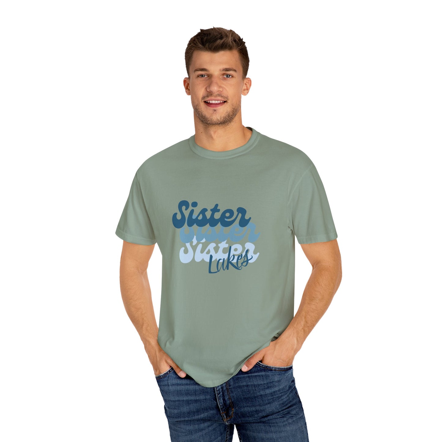 Sister Lakes Groovy Unisex Garment-Dyed T-shirt