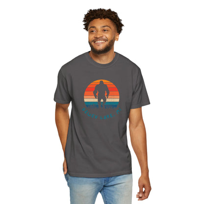 Dewey Lake Monster Unisex Garment-Dyed T-shirt