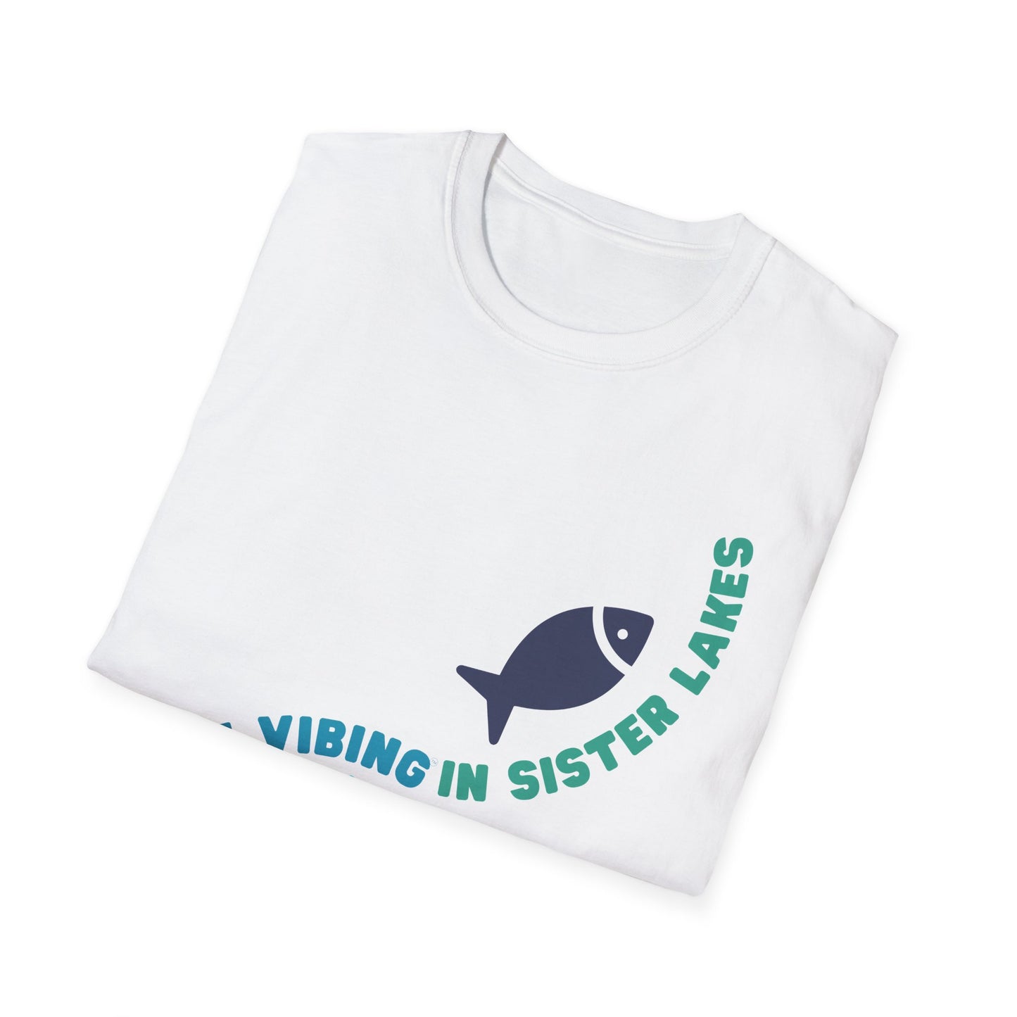 Lake Vibing in Sister Lakes Unisex Softstyle T-Shirt