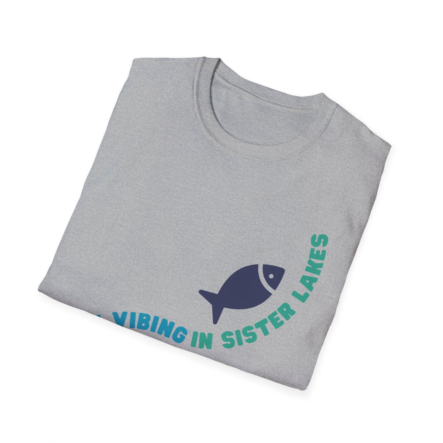 Lake Vibing in Sister Lakes Unisex Softstyle T-Shirt