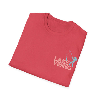 Lake Vibing Fishergirl Unisex Softstyle T-Shirt