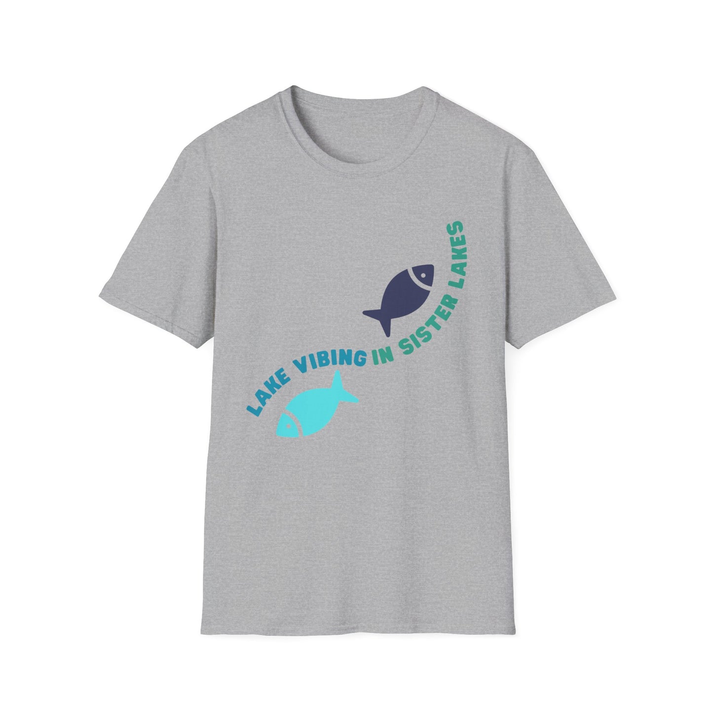 Lake Vibing in Sister Lakes Unisex Softstyle T-Shirt