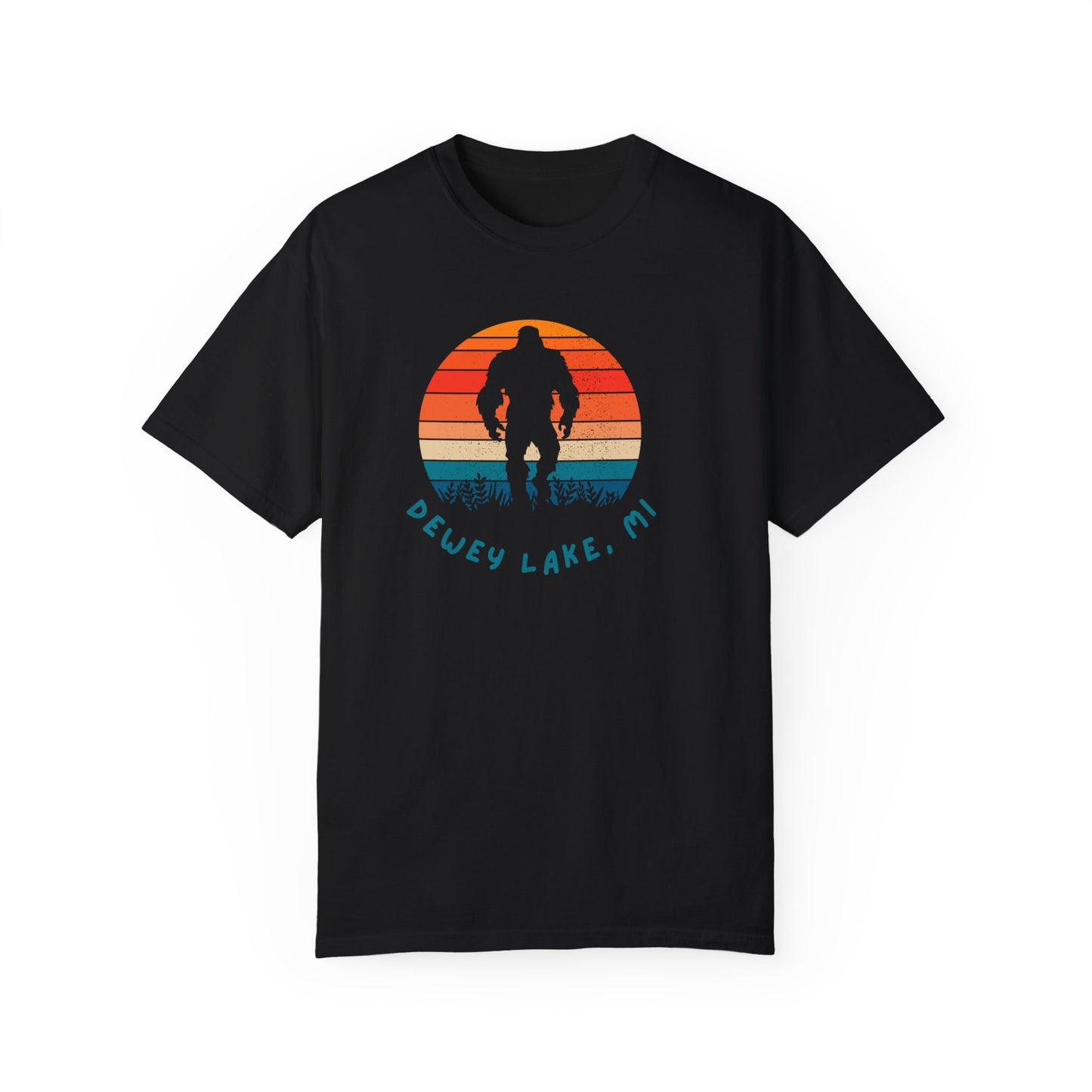 Dewey Lake Monster Unisex Garment-Dyed T-shirt