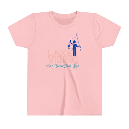 Girls Rule on Dewey Lake Lake Vibing Youth Short Sleeve Tee