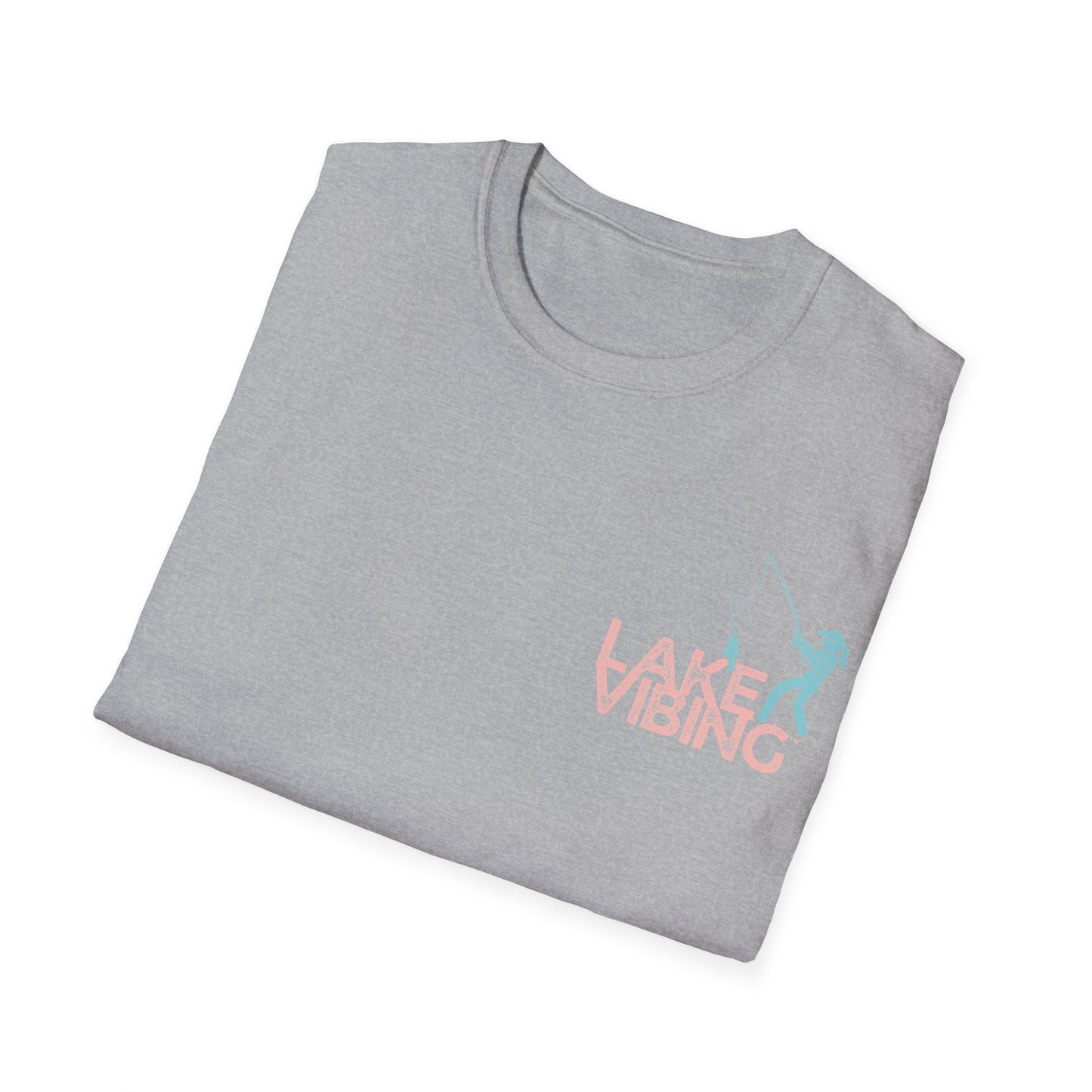 Lake Vibing Fishergirl Unisex Softstyle T-Shirt