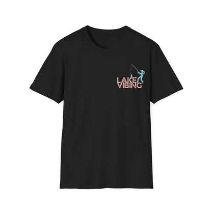 Lake Vibing Fishergirl Unisex Softstyle T-Shirt