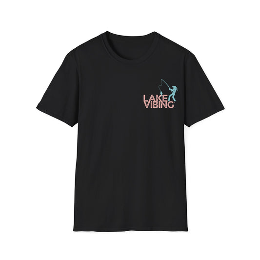 Lake Vibing Fishergirl Unisex Softstyle T-Shirt