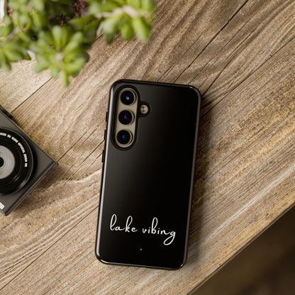 Lake Vibing (period) Tough Phone Cases