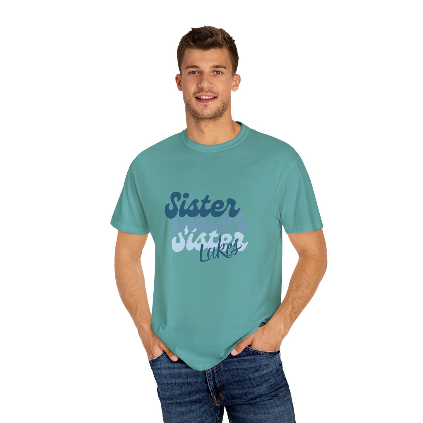 Sister Lakes Groovy Unisex Garment-Dyed T-shirt