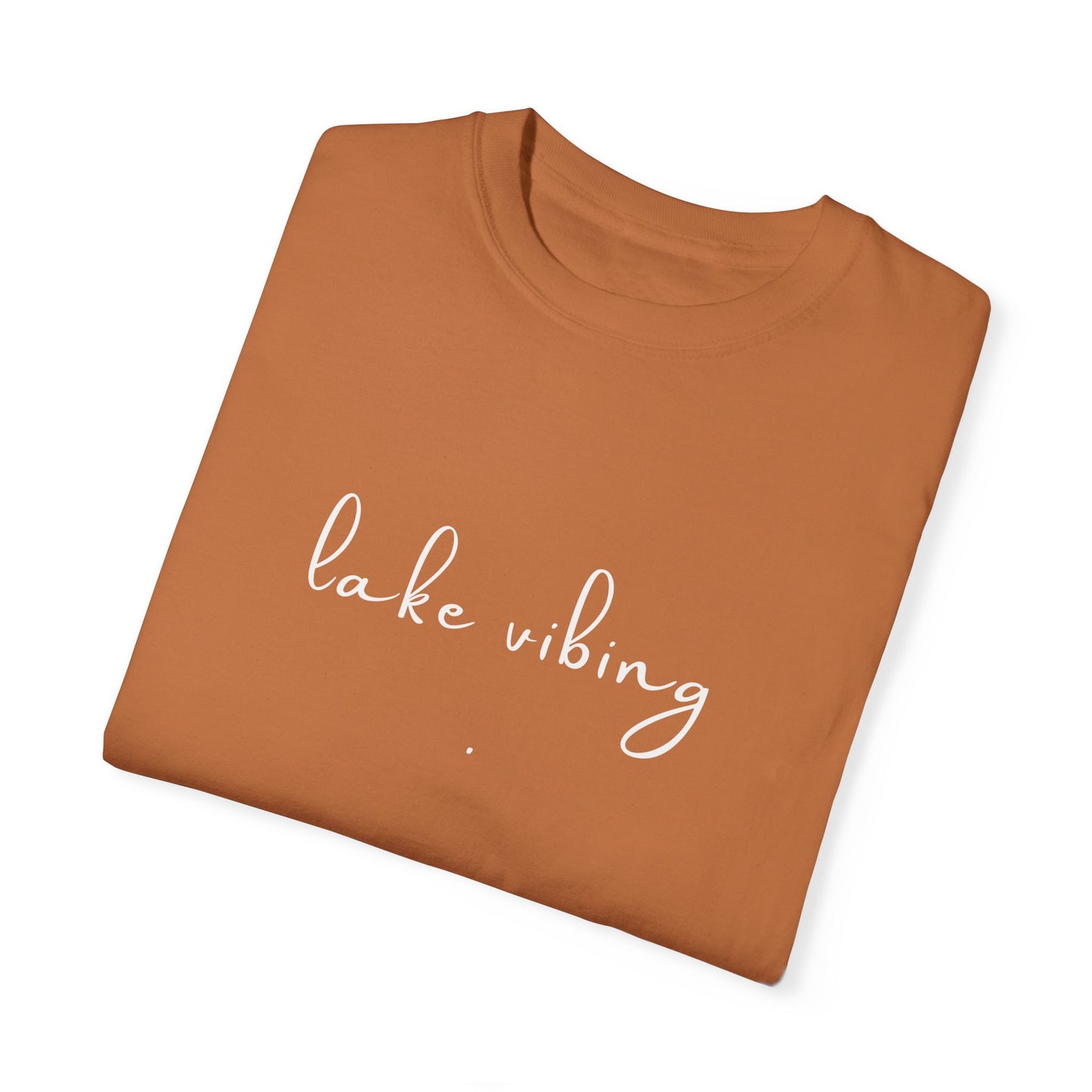 Lake Vibing (period) Unisex Garment-Dyed T-shirt