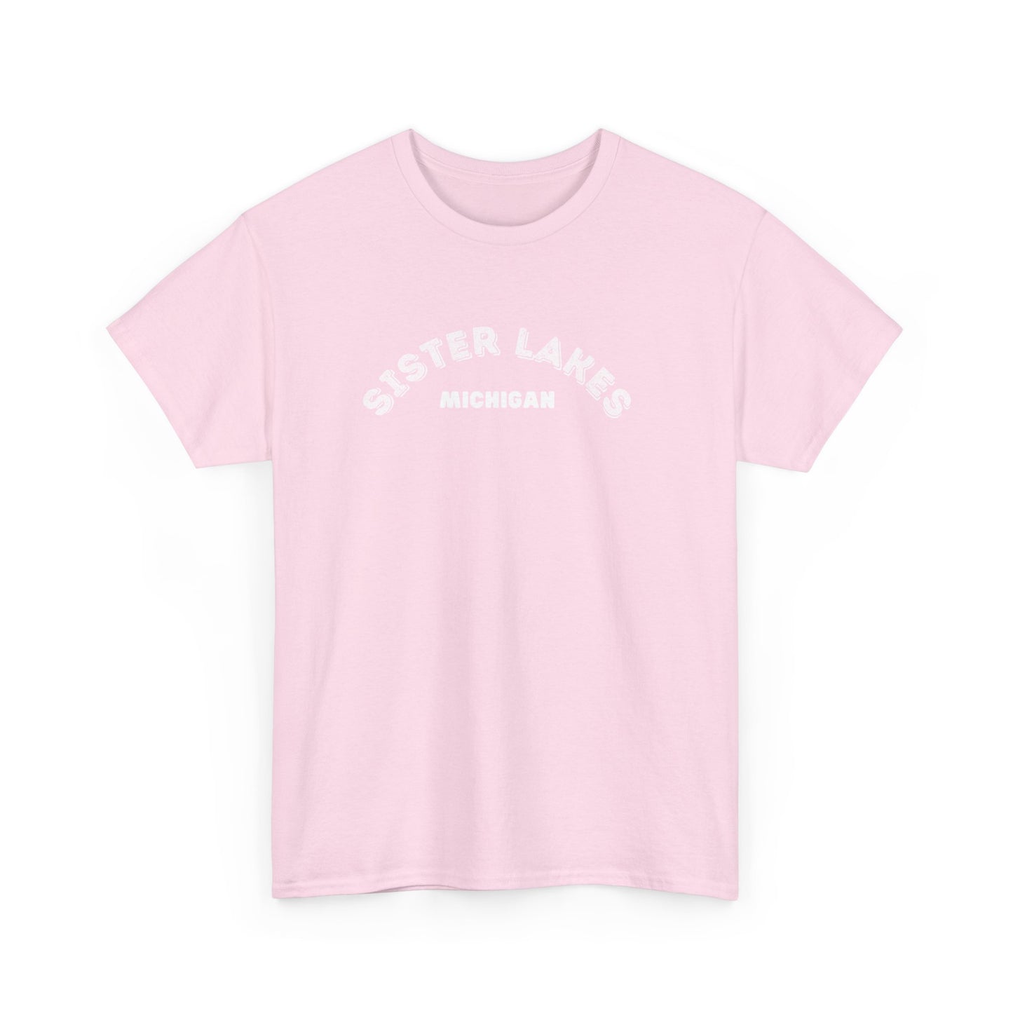 Sister Lakes, MI Unisex Heavy Cotton Tee