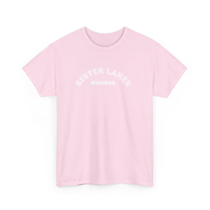 Sister Lakes, MI Unisex Heavy Cotton Tee