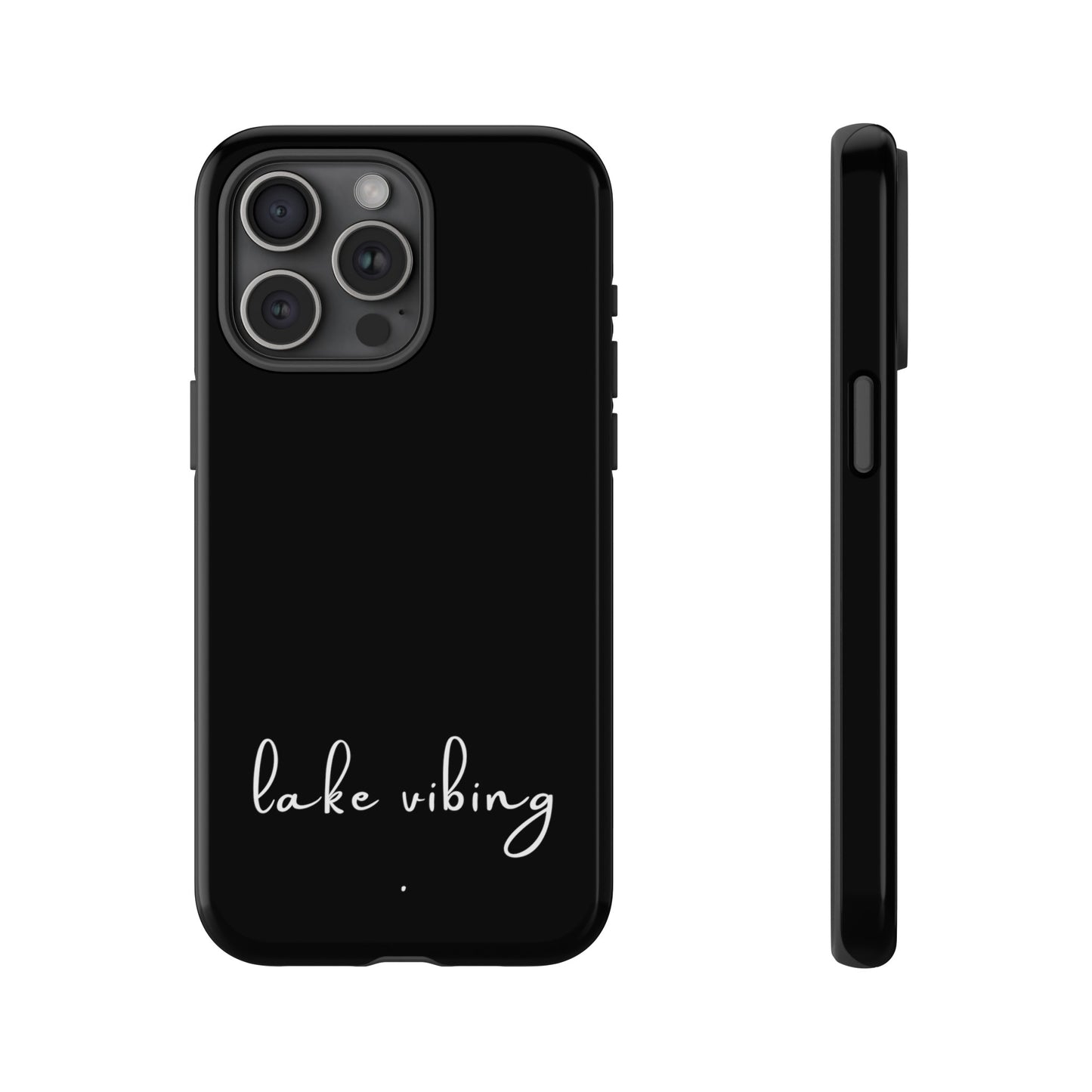 Lake Vibing (period) Tough Phone Cases