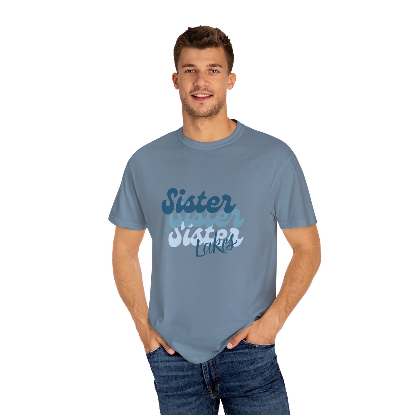 Sister Lakes Groovy Unisex Garment-Dyed T-shirt