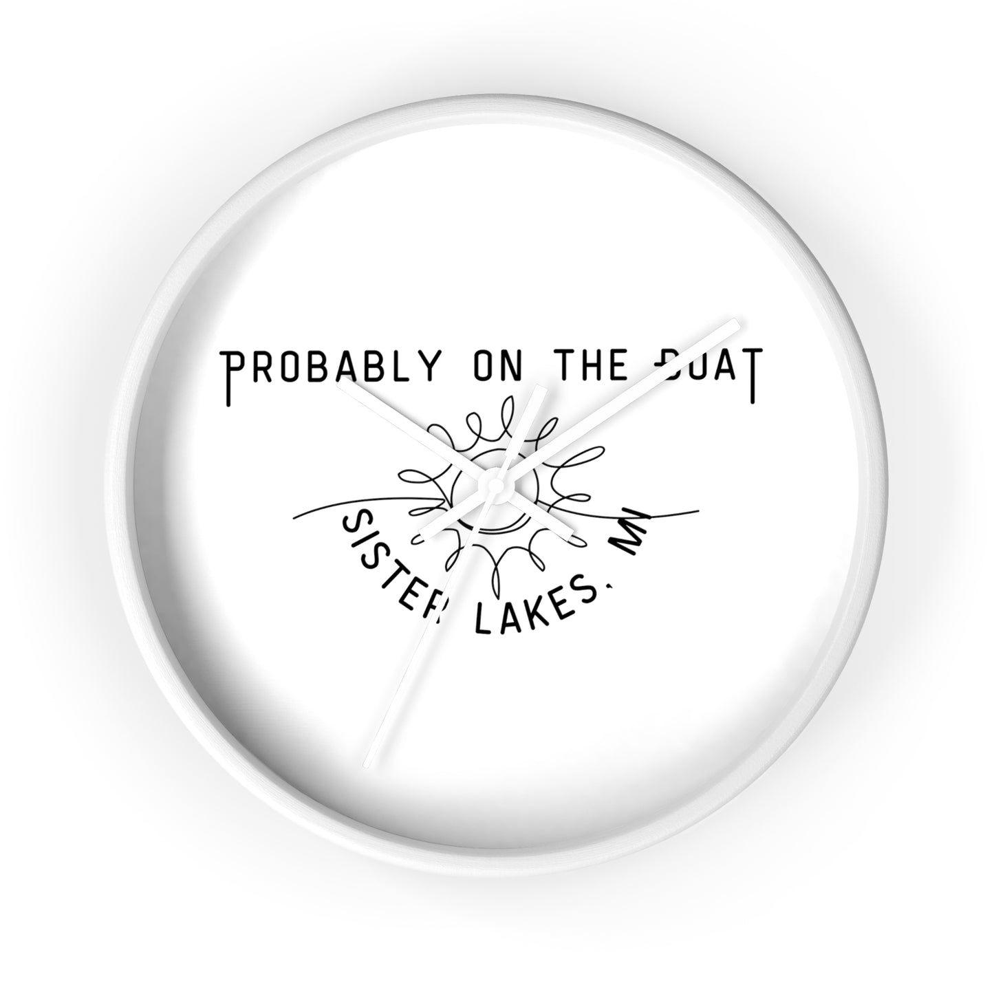 Probably on the Boat Wall Clock