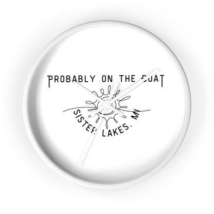 Probably on the Boat Wall Clock