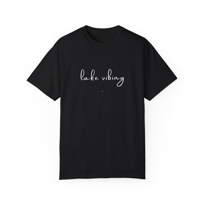 Lake Vibing (period) Unisex Garment-Dyed T-shirt