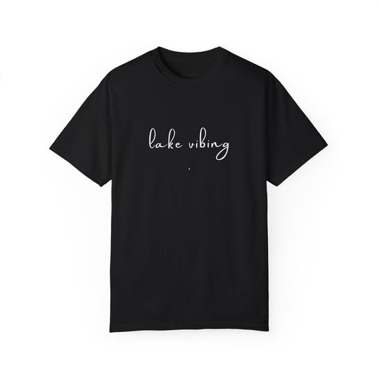 Lake Vibing (period) Unisex Garment-Dyed T-shirt
