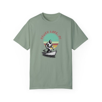 Dewey Lake Monster Unisex Garment-Dyed T-shirt