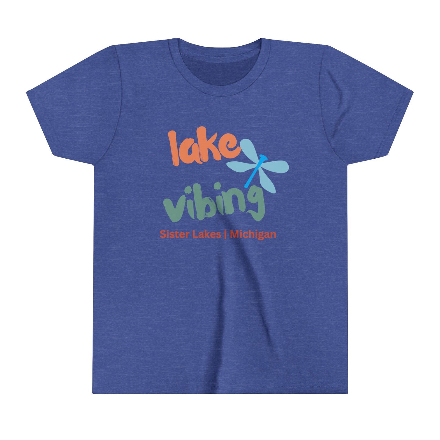 Lake Vibing Dragonfly Youth Short Sleeve Tee