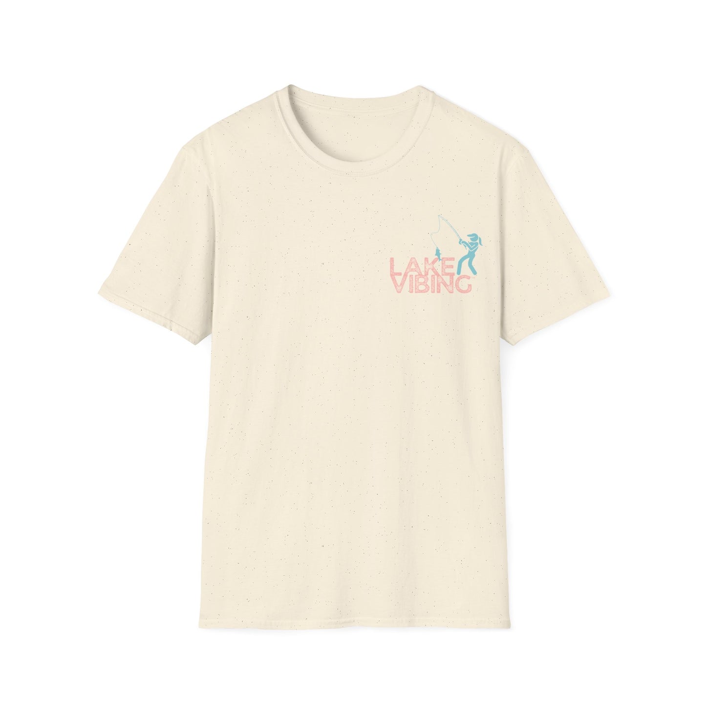 Lake Vibing Fishergirl Unisex Softstyle T-Shirt