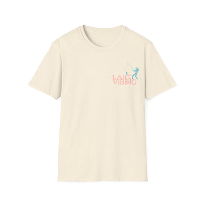 Lake Vibing Fishergirl Unisex Softstyle T-Shirt