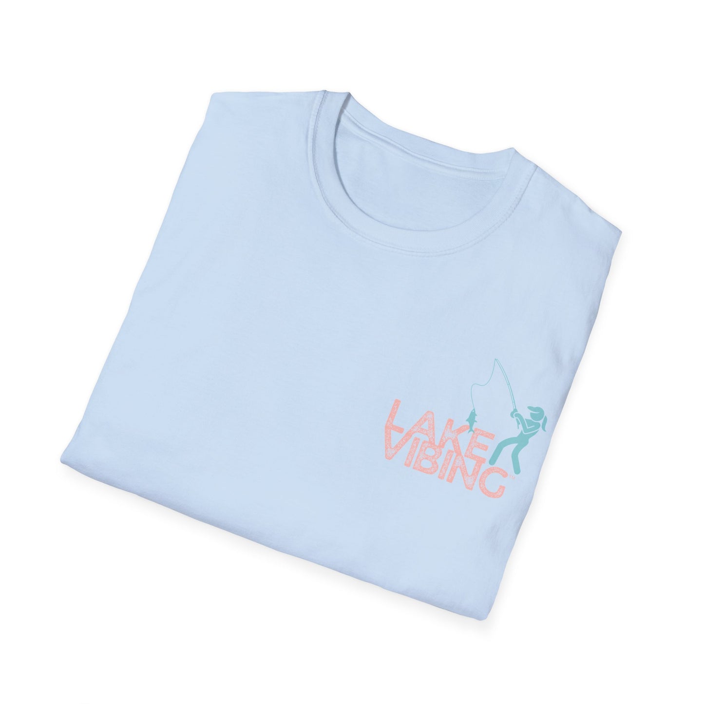 Lake Vibing Fishergirl Unisex Softstyle T-Shirt