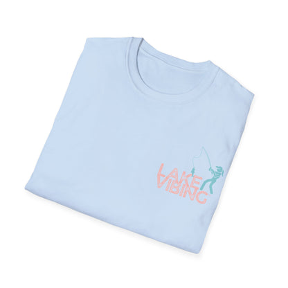Lake Vibing Fishergirl Unisex Softstyle T-Shirt