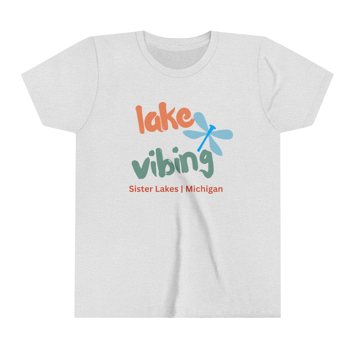 Lake Vibing Dragonfly Youth Short Sleeve Tee