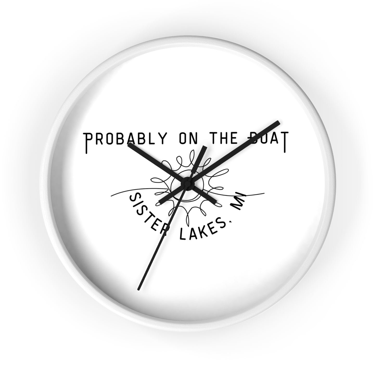 Probably on the Boat Wall Clock