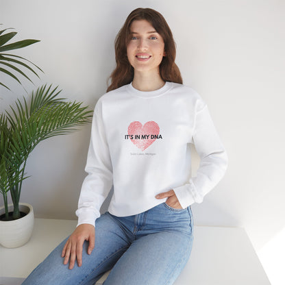 Sister Lakes IT'S IN MY DNA Unisex Heavy Blend™ Crewneck Sweatshirt