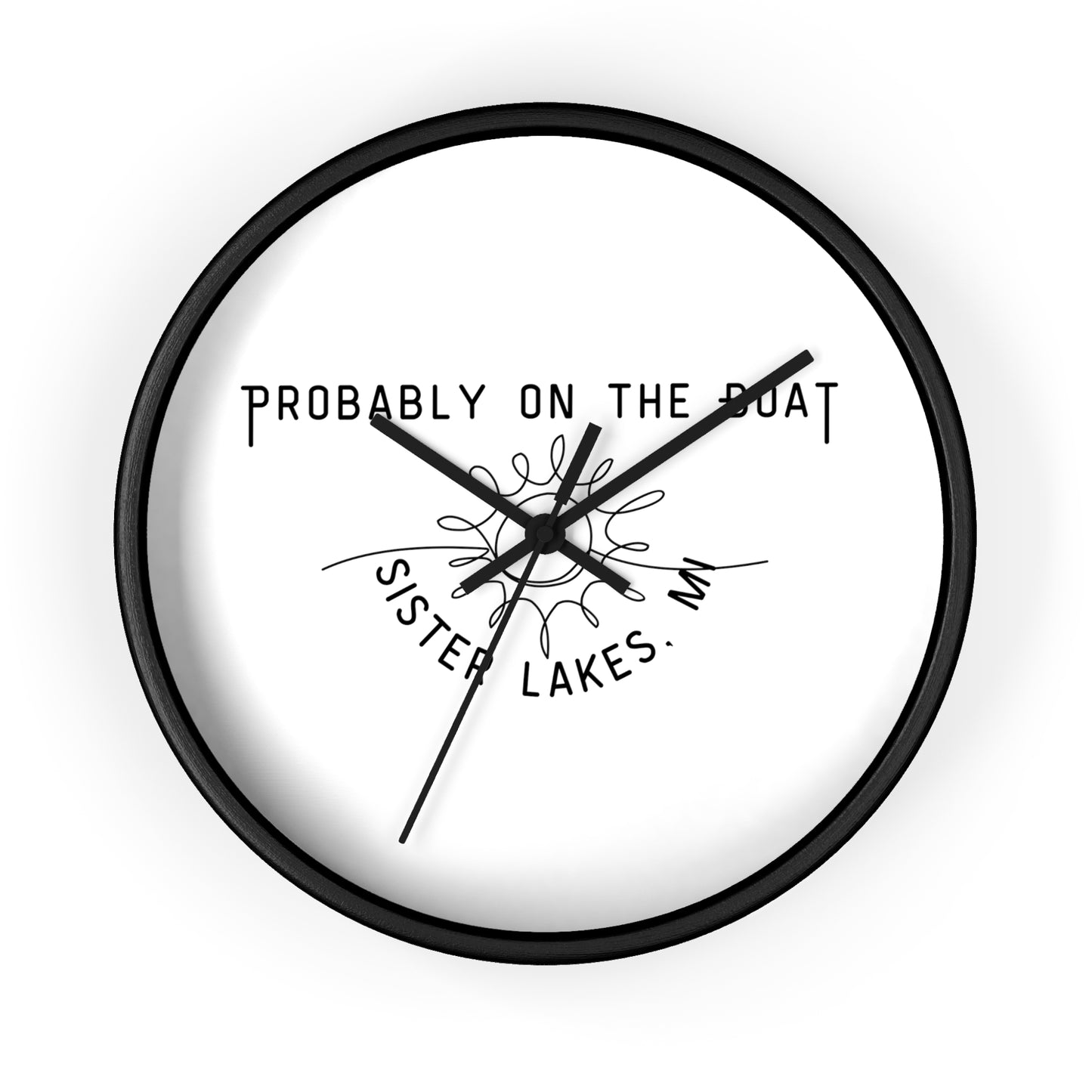 Probably on the Boat Wall Clock