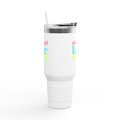 Retro Lake VibingTravel Mug, 40oz