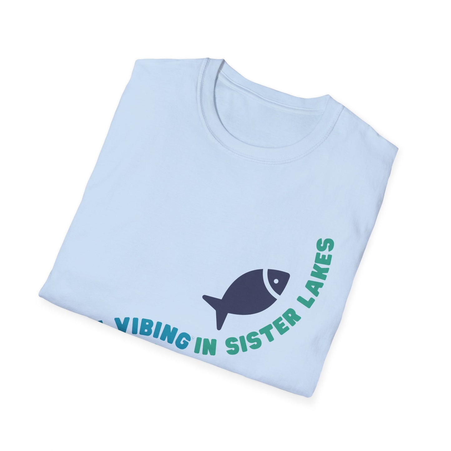 Lake Vibing in Sister Lakes Unisex Softstyle T-Shirt