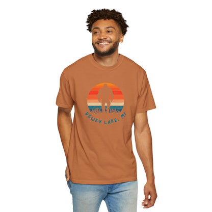 Dewey Lake Monster Unisex Garment-Dyed T-shirt