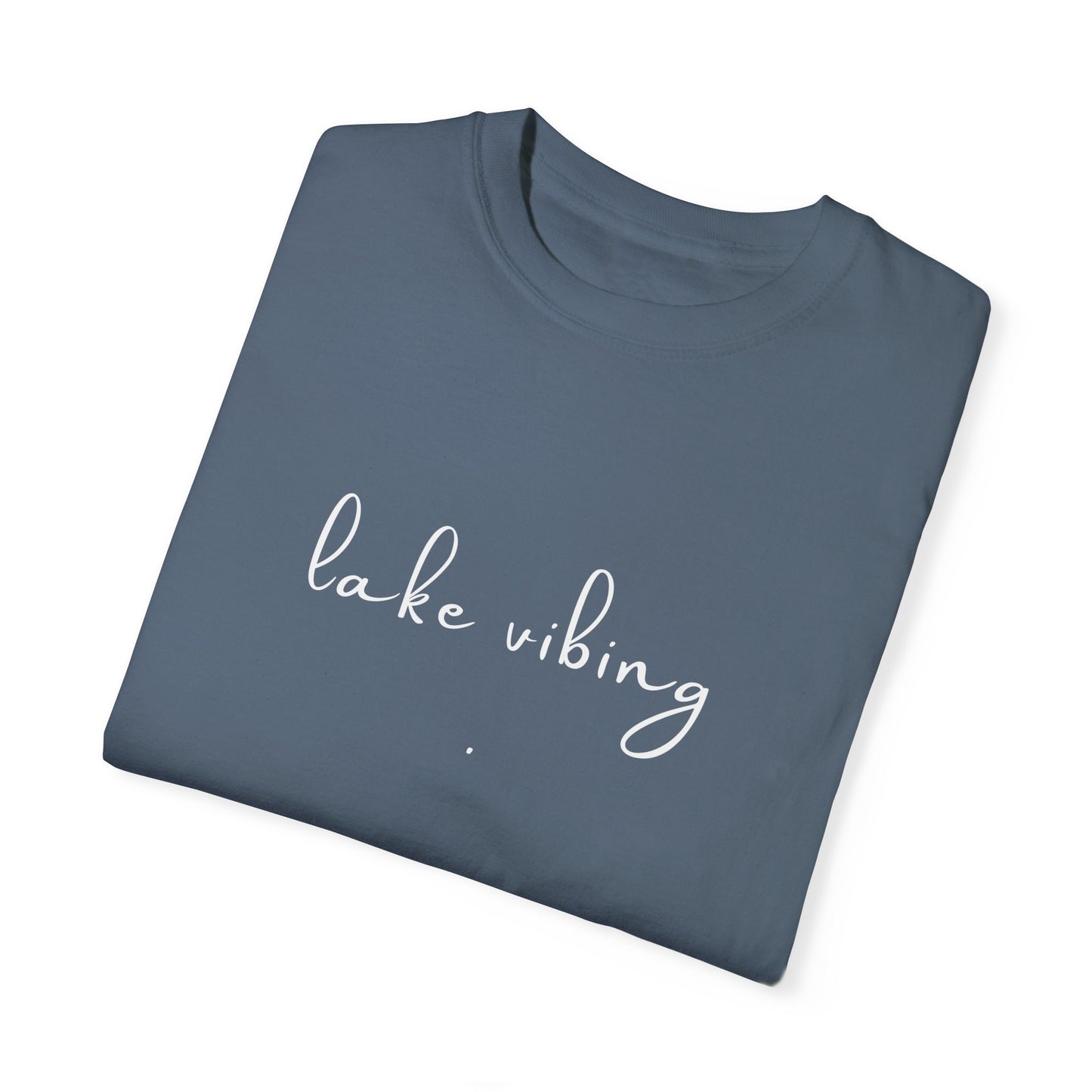Lake Vibing (period) Unisex Garment-Dyed T-shirt