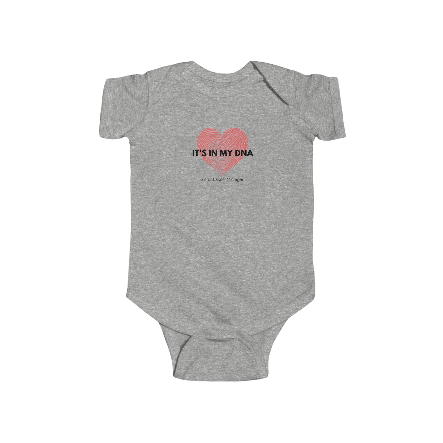 Sister Lakes IT'S IN MY DNA Infant Fine Jersey Bodysuit