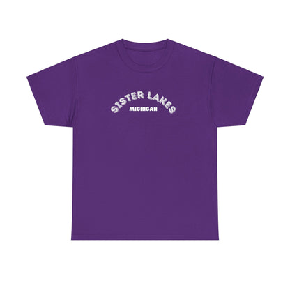 Sister Lakes, MI Unisex Heavy Cotton Tee